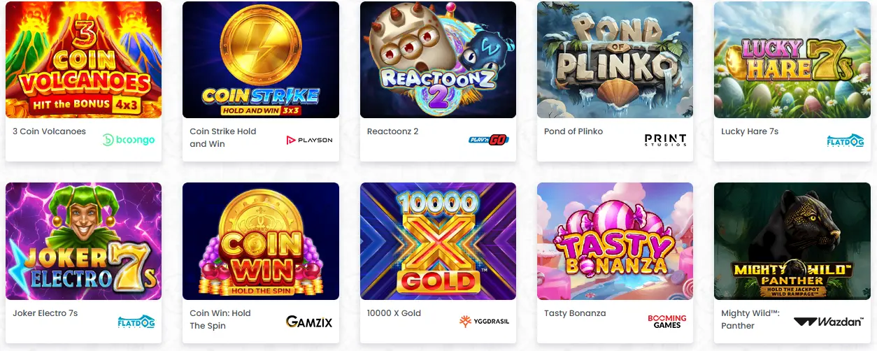 jeux de casino populaires Madnix Casino
