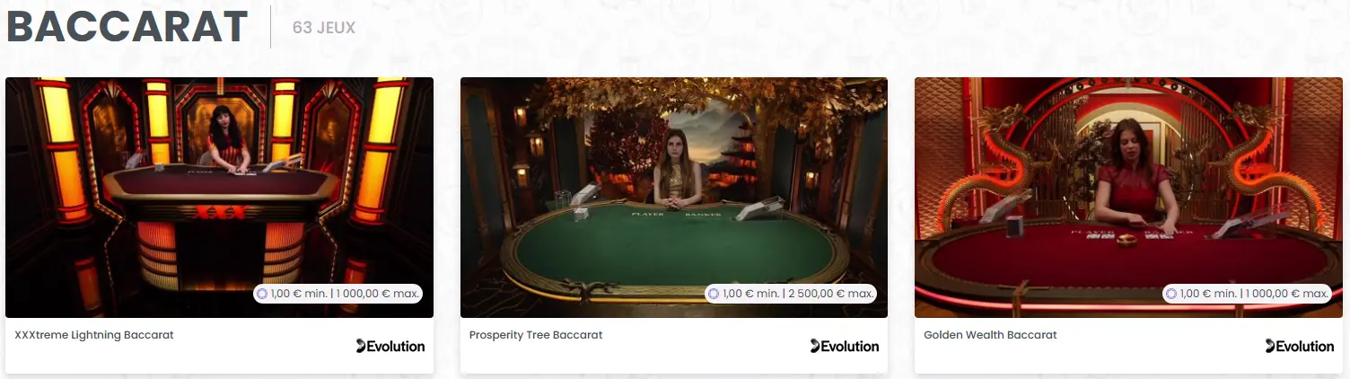 baccarat Madnix Casino
