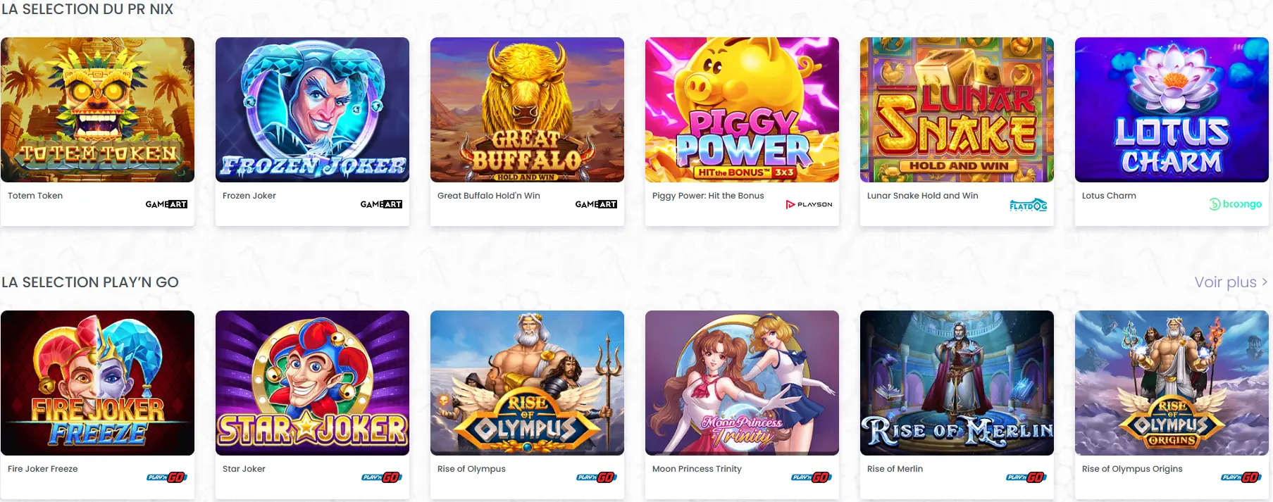 meilleures machines à sous Madnix Casino